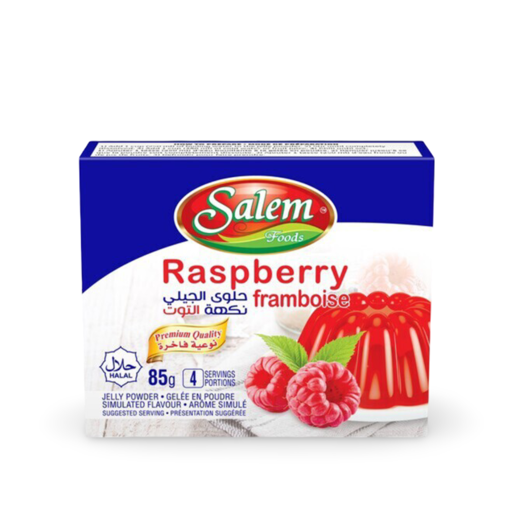 Salem Foods Halal Jelly Mix Raspberry – 85g