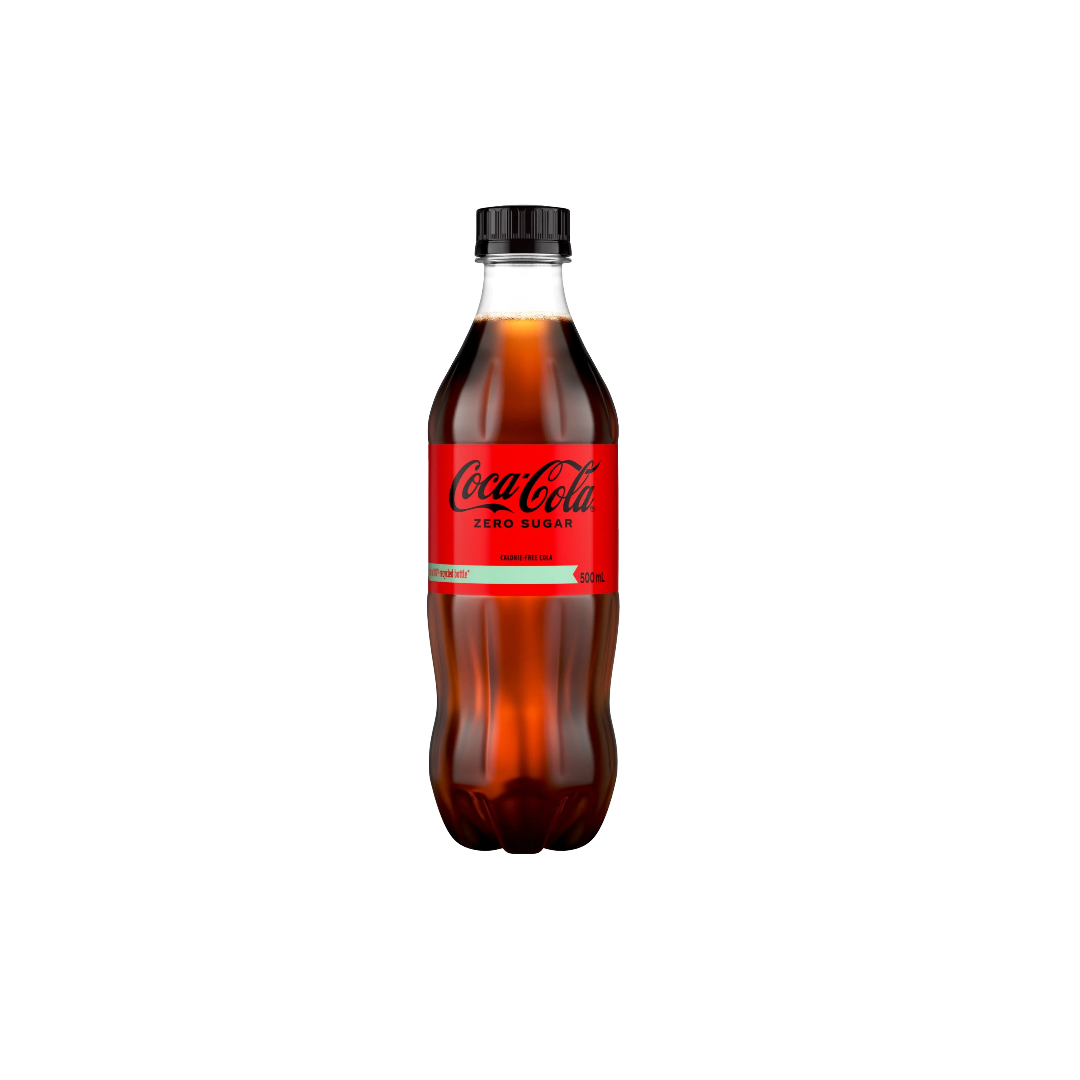 Coca-Cola Zero Sugar – 500 ml Bottle
