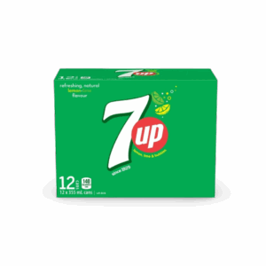 7UP Lemon Lime Soft Drink 12 x 355 mL