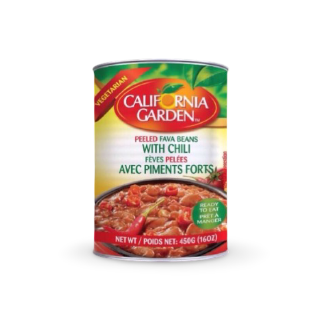 Fava Beans with Chili