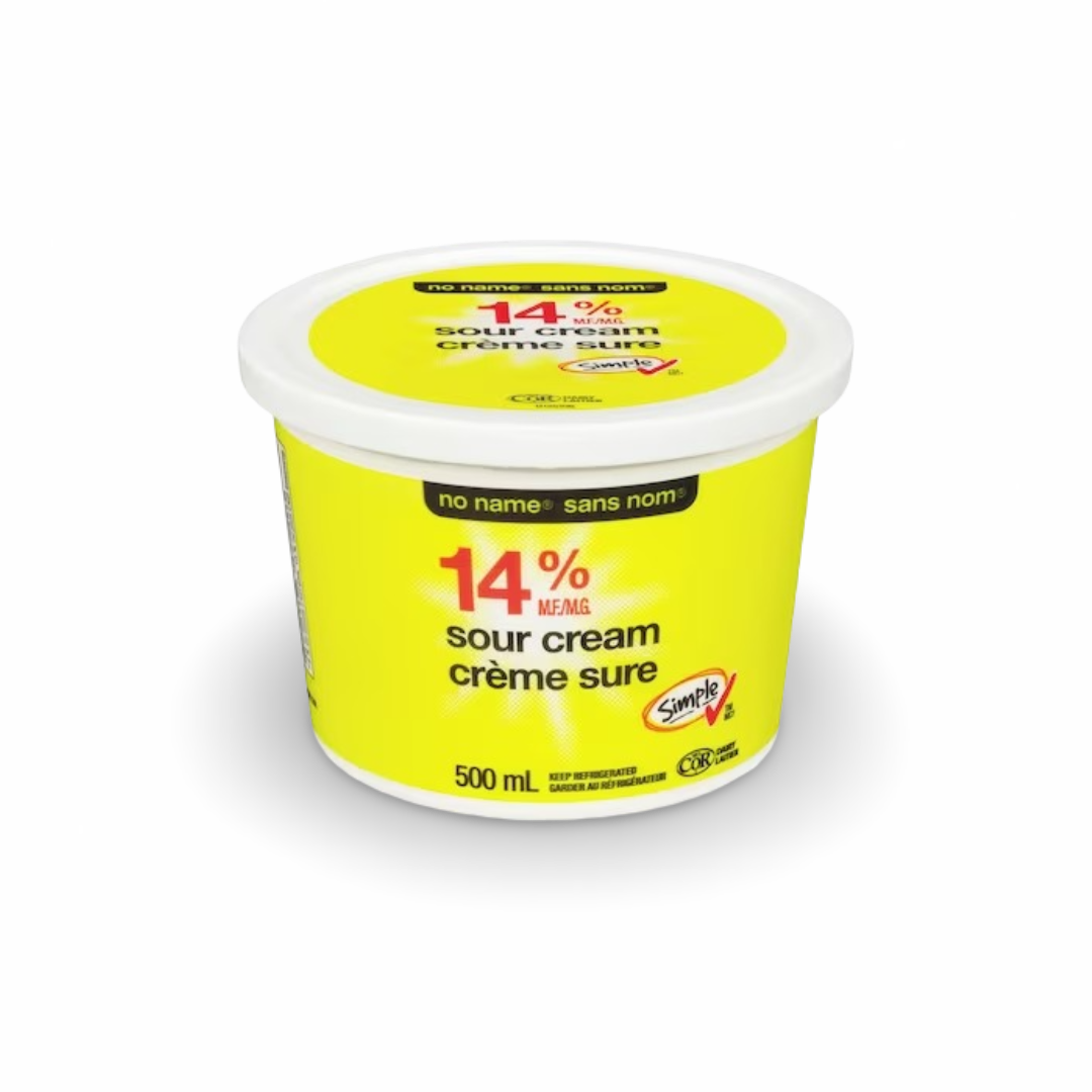 no name sour cream 14 %