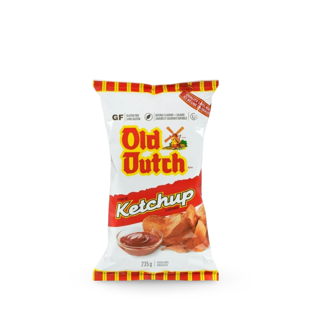 Old Dutch Ketchup Potato Chips – 235 g