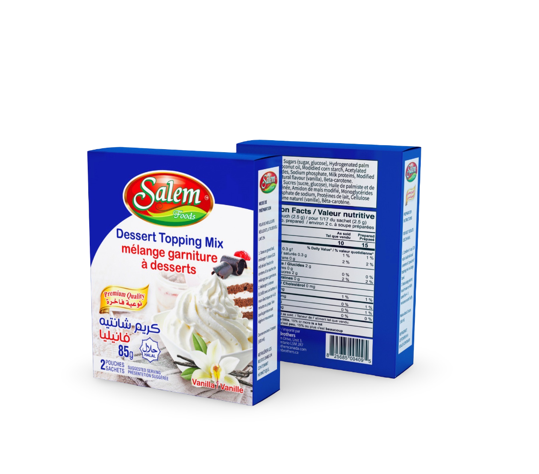 Salem Dessert Topping Mix – 72g