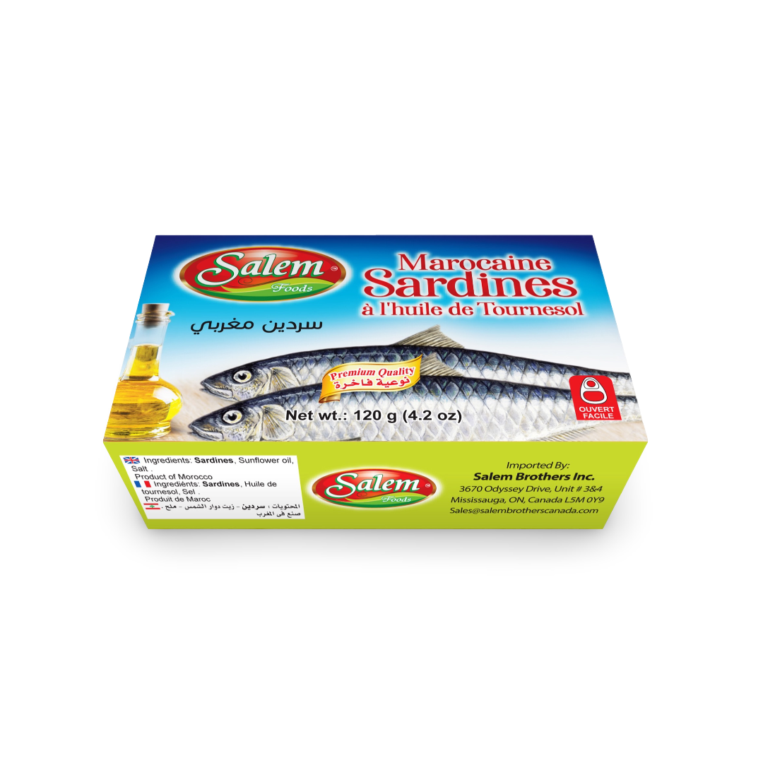 Moroccan sardines – 120 g