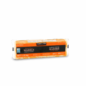 Kirkland Signature Marble Cheddar Cheese Block,1.15 kg