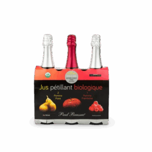 Paul Brassac Organic Sparkling Juice 3 × 750 mL