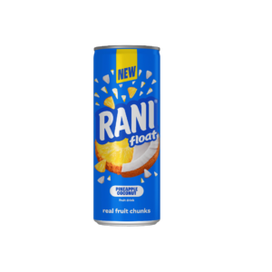 Rani  Float Pineapple Coconut Juice – 240ml Can (Available in 24-Pack or Single Can)