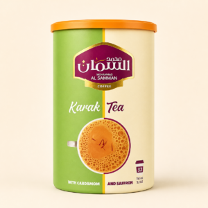 Al Samman Karak Tea with Cardamom and Saffron – 32 servings