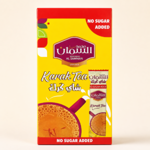 Al Samman Karak Tea with Cardamom and Saffron – No Sugar Added