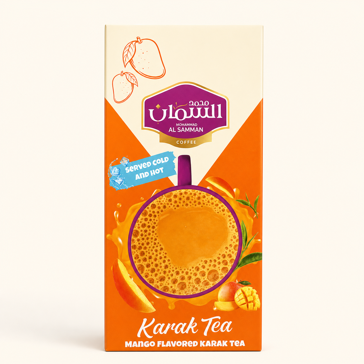 Al Samman Mango Flavored Karak Tea – 10 sachets
