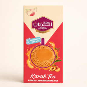 Al Samman Peach Flavored Karak Tea – 10 sachets
